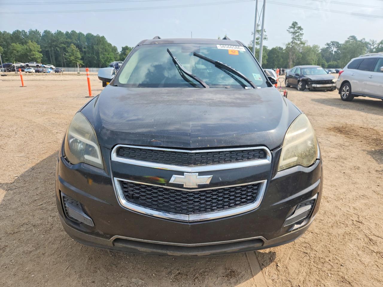 2012 Chevrolet Equinox Lt Black vin: 2GNALDEK3C6363361