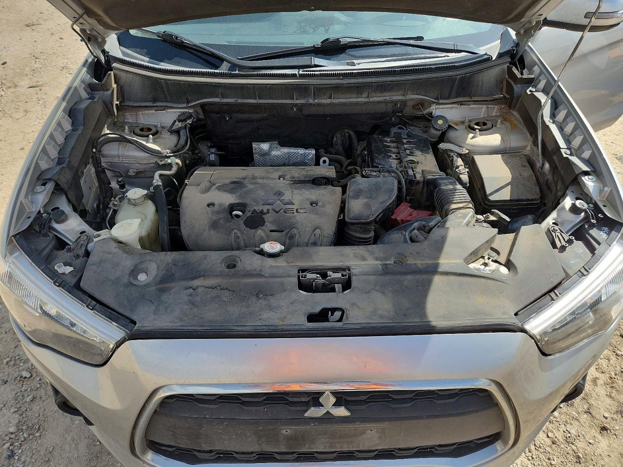 2015 Mitsubishi Outlander Sport Se Серебряный vin: 4A4AP4AW6FE040498