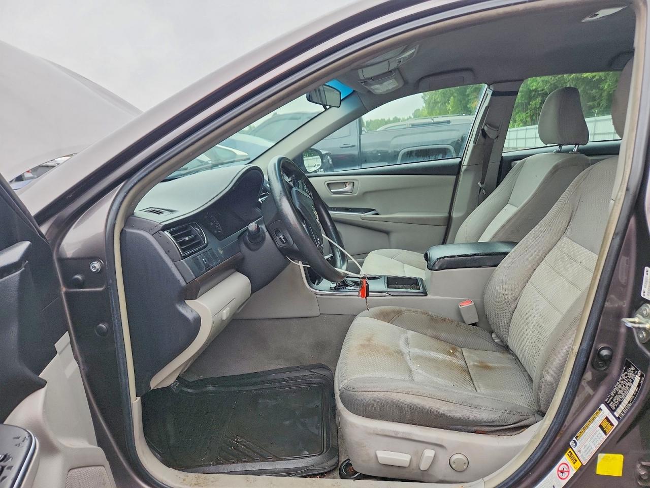 2015 Toyota Camry Le Серый vin: 4T4BF1FK8FR454196