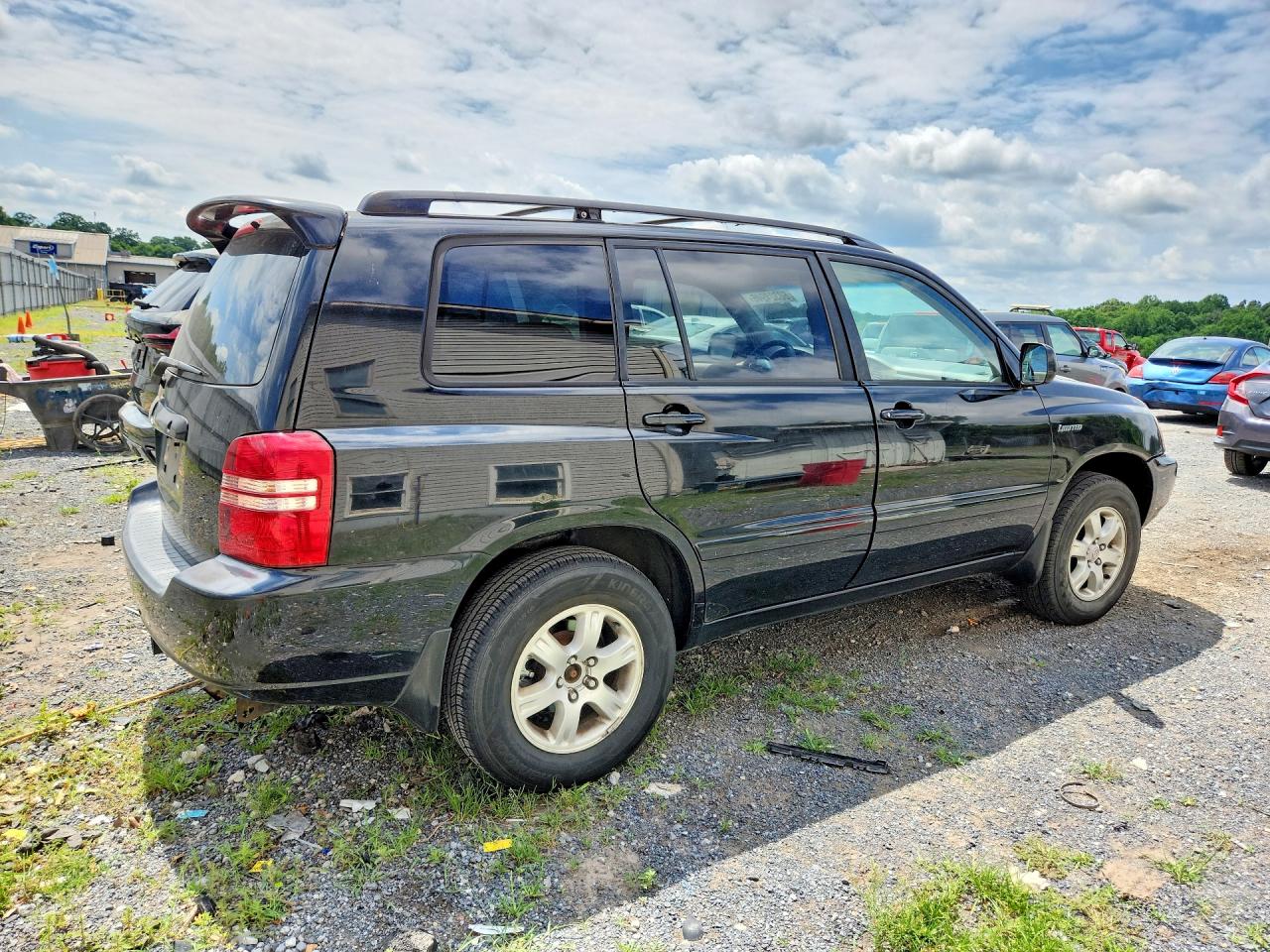 2001 Toyota Highlander Base Black vin: JTEHF21A910026260