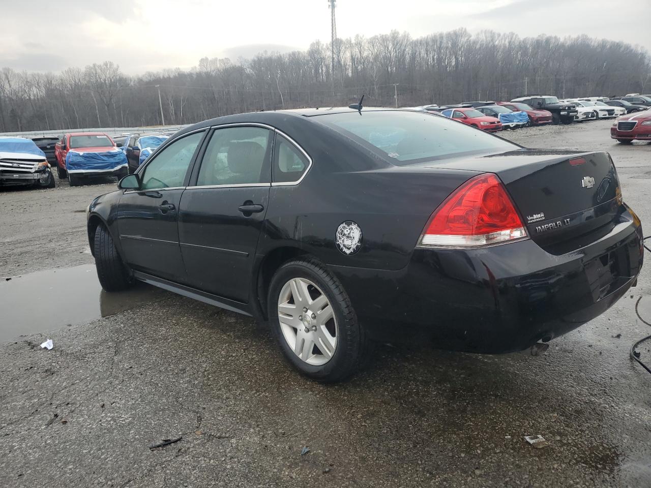 2014 Chevrolet Impala Limited Lt Black vin: 2G1WB5E38E1116829 Damage: Left Rear Door, Dent(S) W/No Paint Dmg, 1/2 To 1 Inch