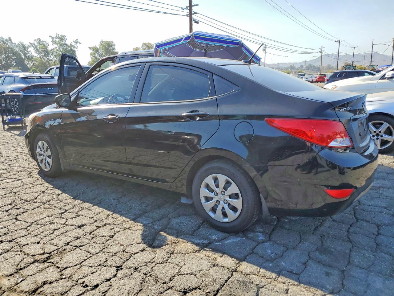 2015 Hyundai Accent Gls Black vin: KMHCT4AE6FU936272