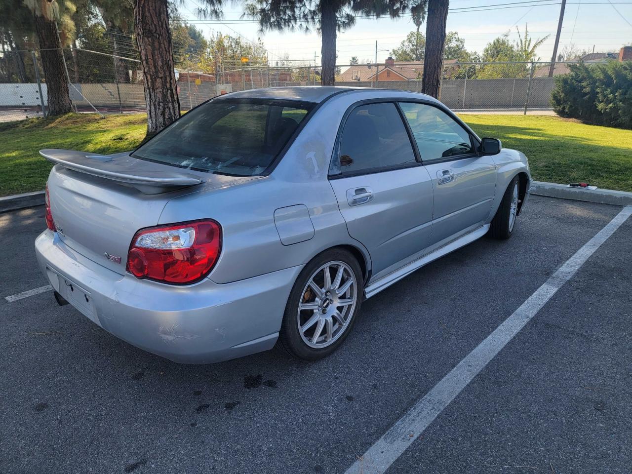 2004 Subaru Impreza Wrx Sti Silver vin: JF1GD70624L509405