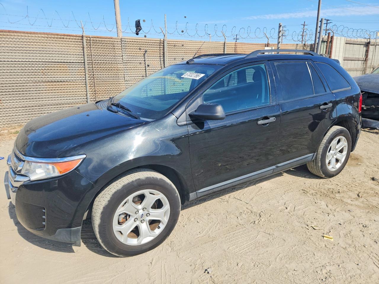2013 Ford Edge Se Black vin: 2FMDK4GC3DBC30912