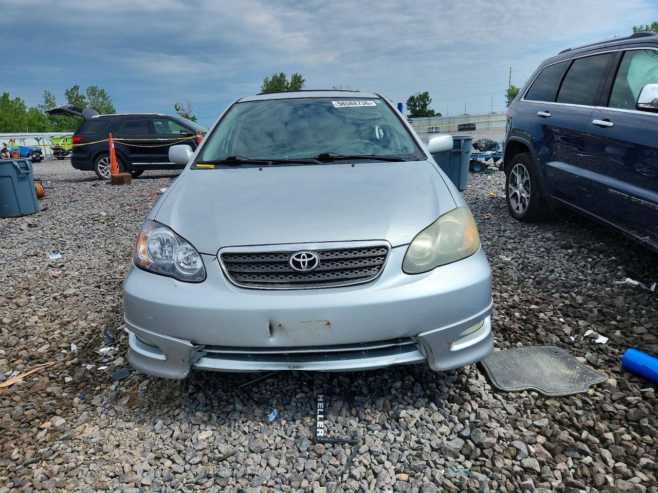 2005 Toyota Corolla S Silver vin: 1NXBR32E45Z519900