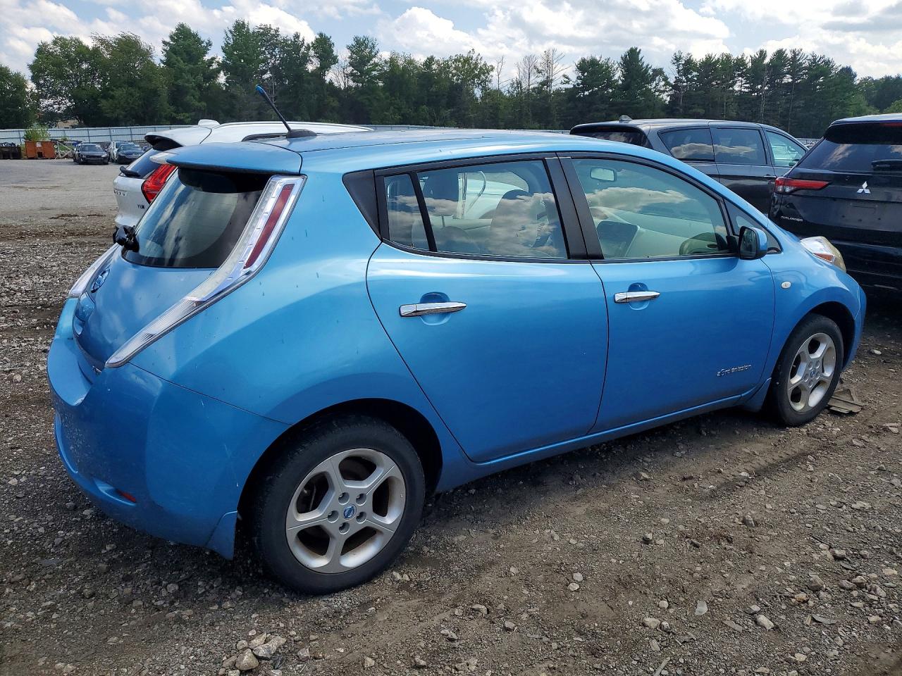 2012 Nissan Leaf Sv Blue vin: JN1AZ0CP2CT023871
