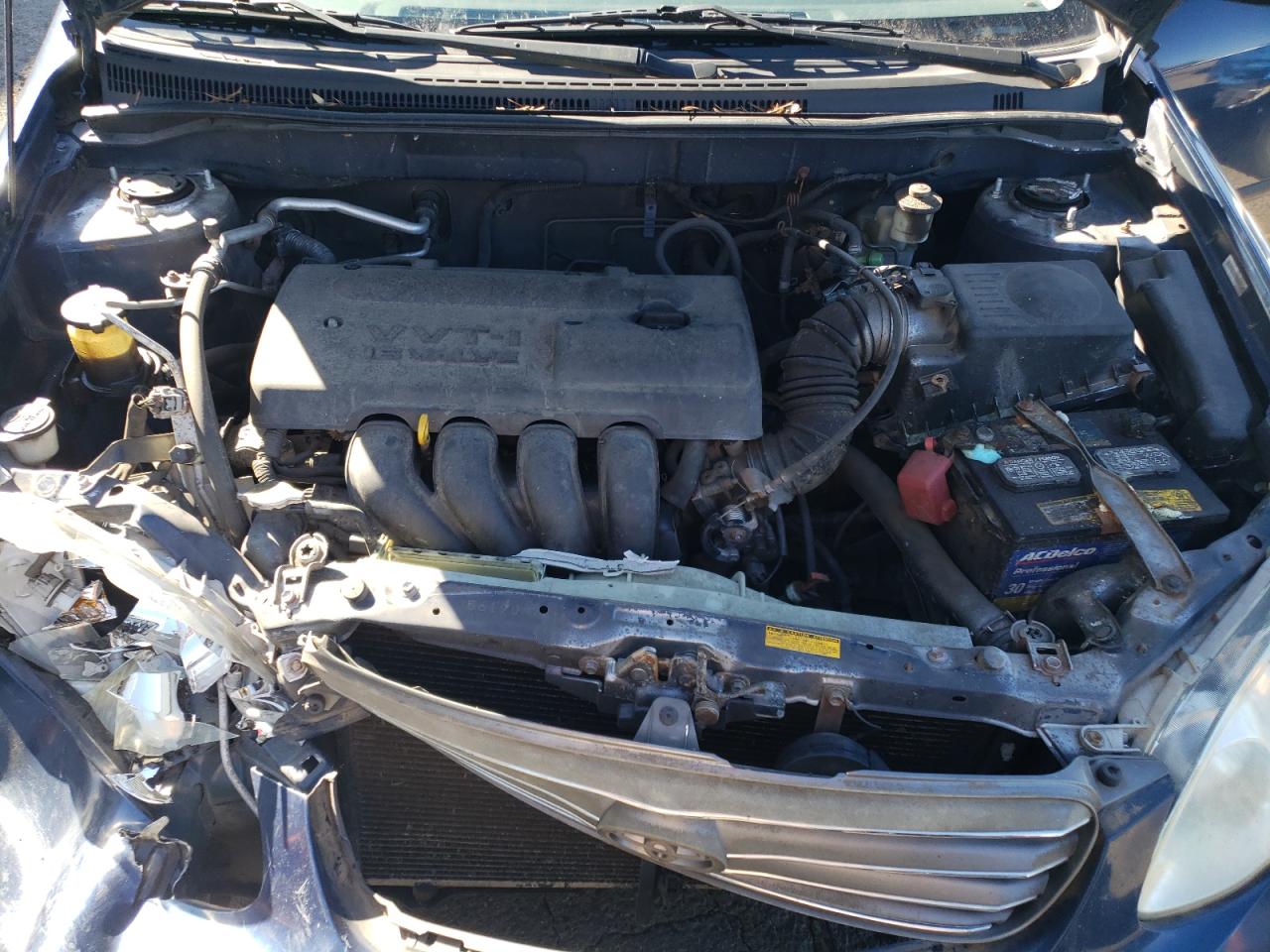 2004 Toyota Corolla Ce Blue vin: 1NXBR32E14Z221626