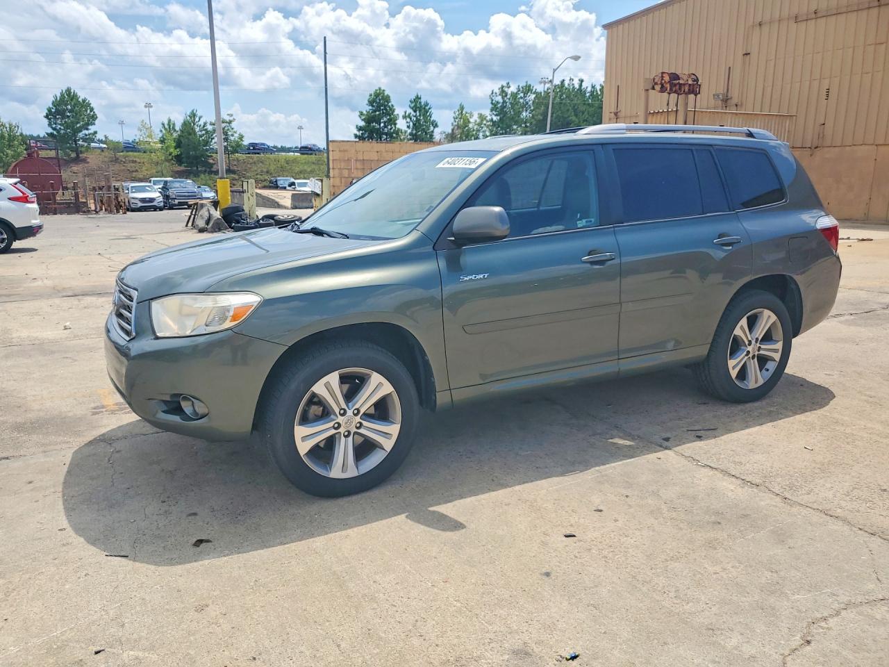 2008 Toyota Highlander Sport Green vin: JTEES43A282091490
