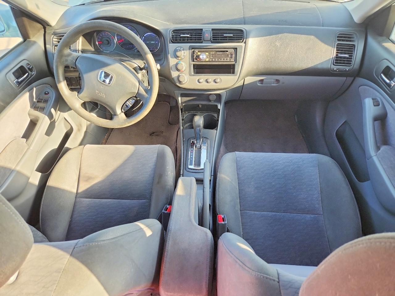 2004 Honda Civic Hybrid Blue vin: JHMES96684S017122