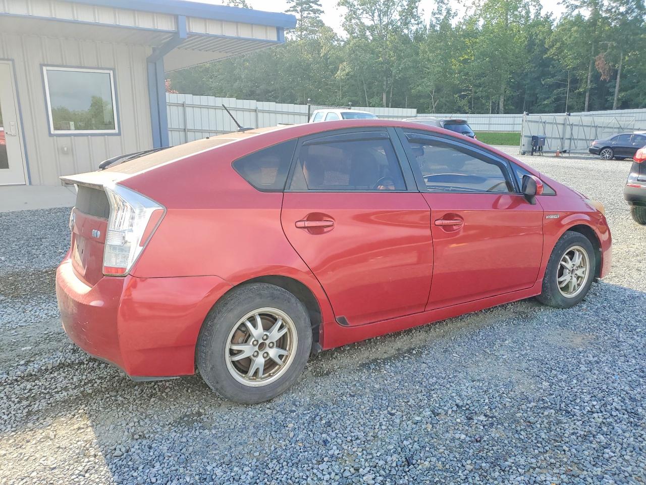 2011 Toyota Prius Three Красный vin: JTDKN3DU4B1406238