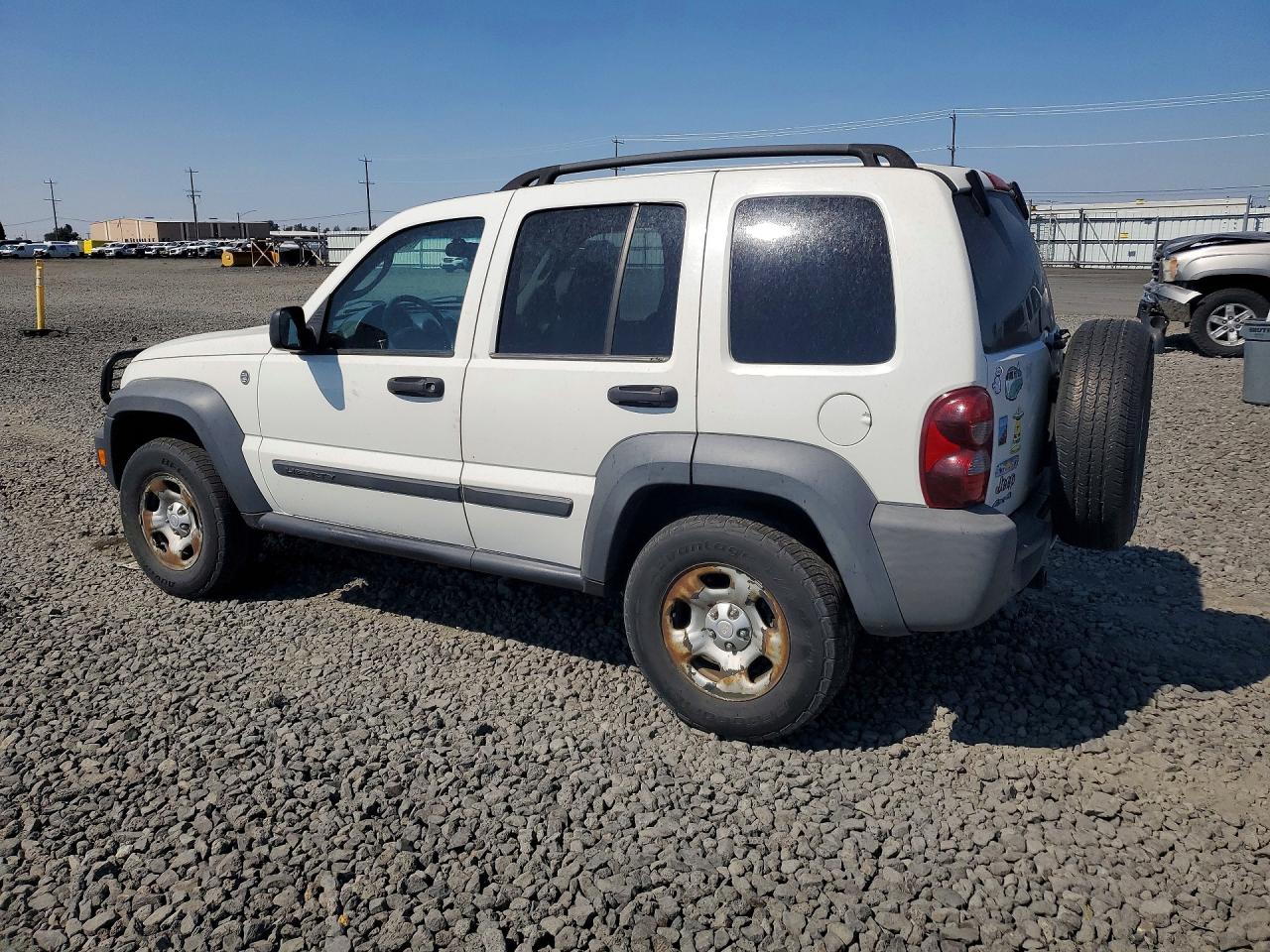 2006 Jeep Liberty Sport Белый vin: 1J4GL48K16W268977