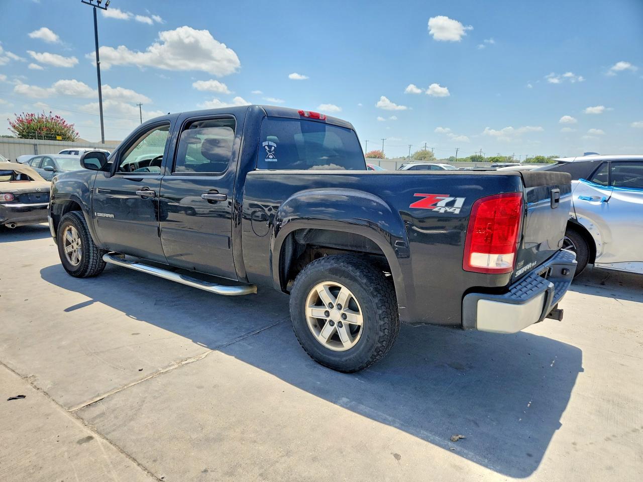 2008 Gmc Sierra K1500 Black vin: 3GTEK13JX8G294427