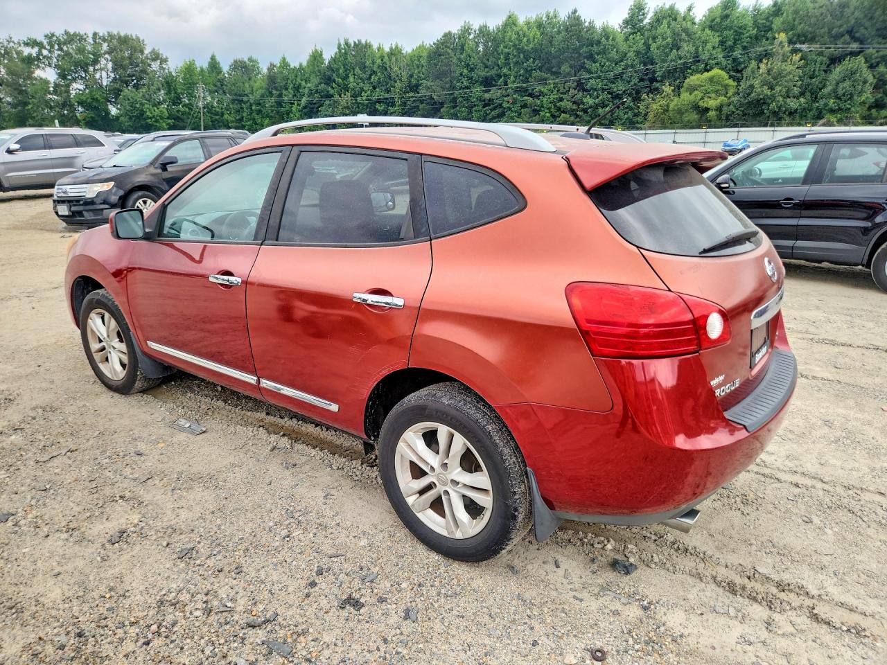 2012 Nissan Rogue Красный vin: JN8AS5MV4CW369189