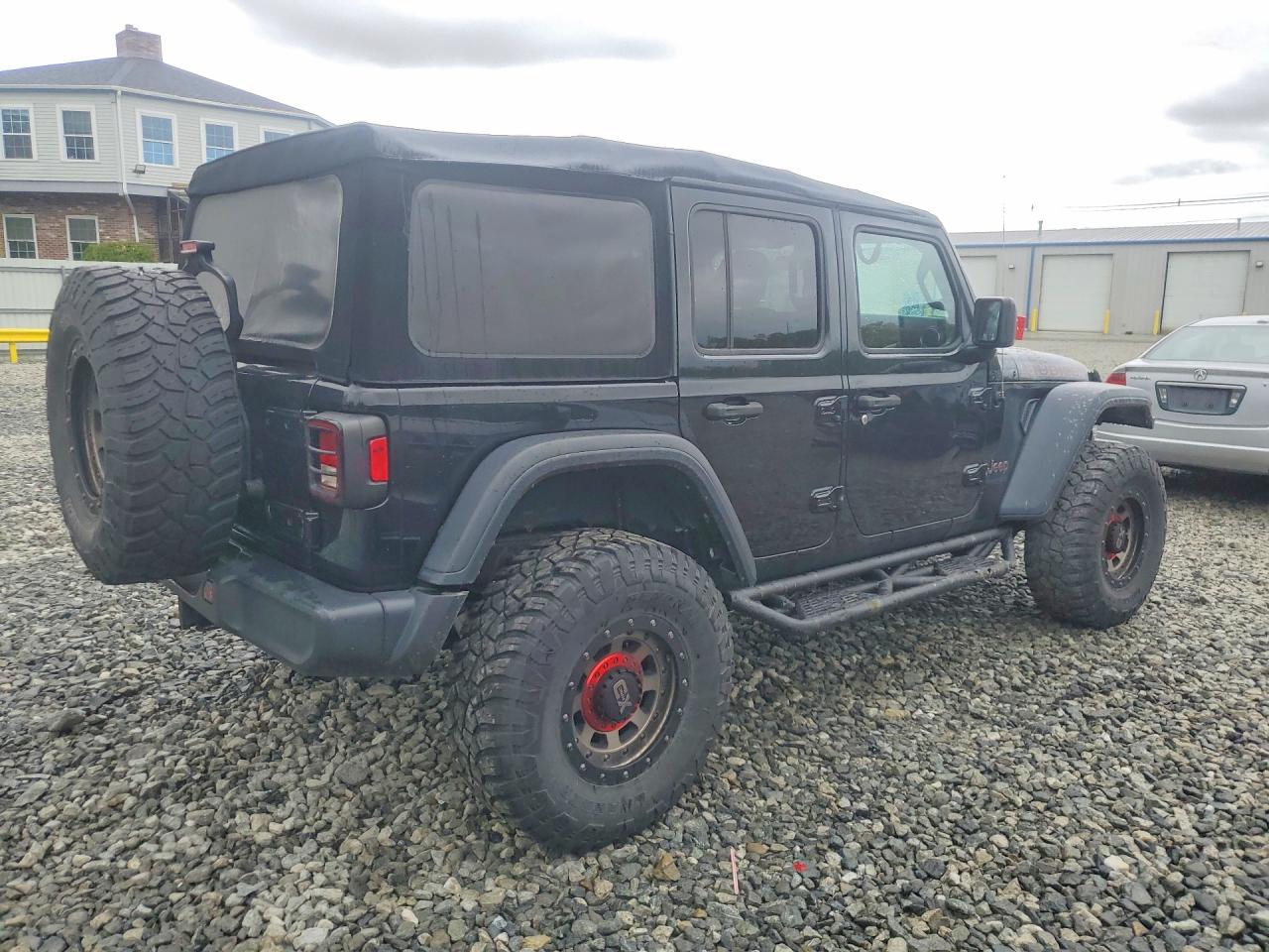 2018 Jeep Wrangler Unlimited Rubicon Black vin: 1C4HJXFG9JW284126