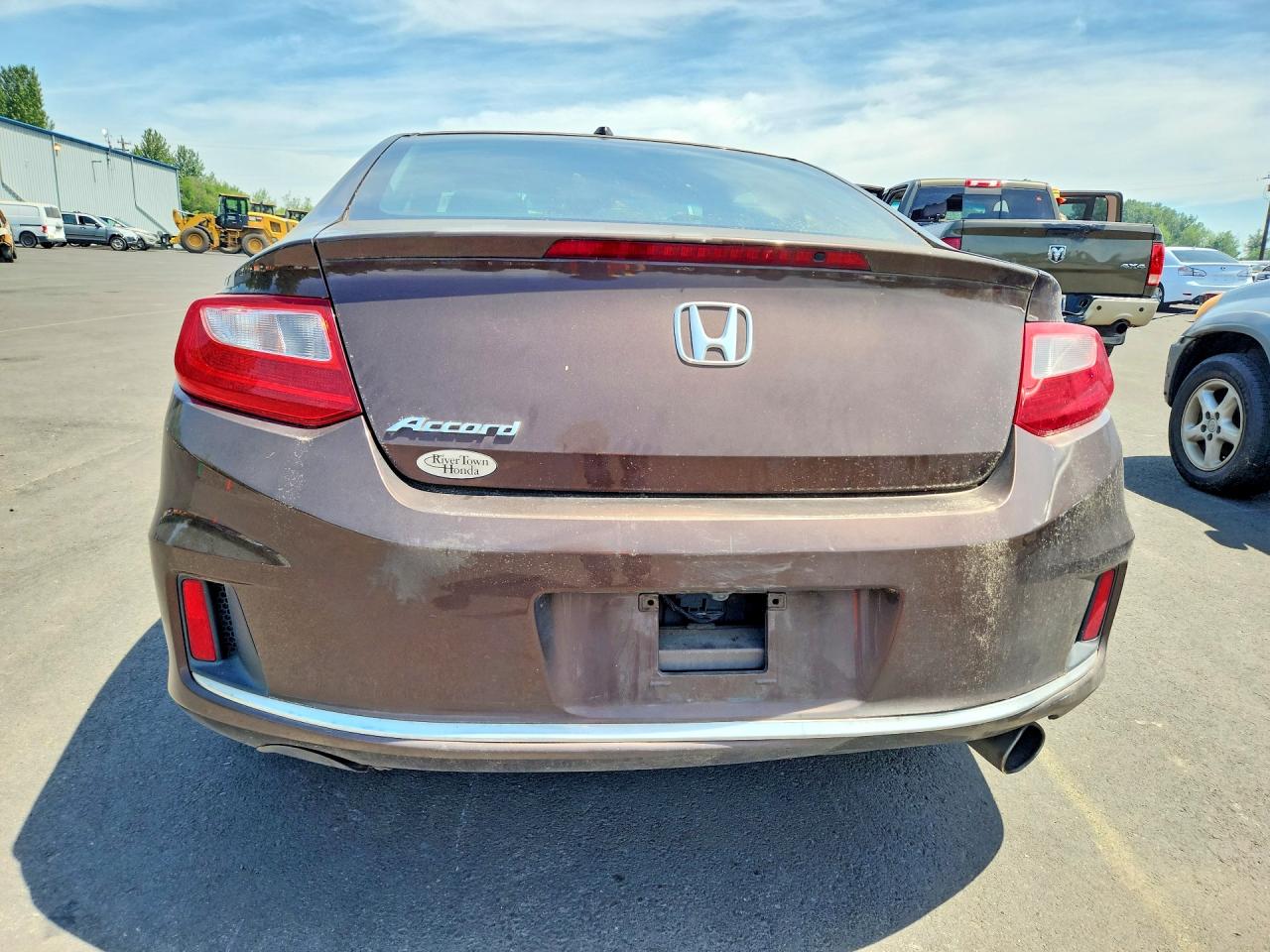 2013 Honda Accord Exl Brown vin: 1HGCT1B83DA007331