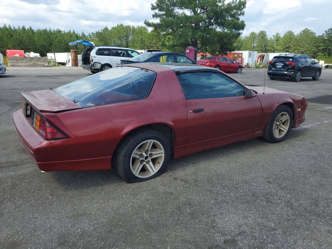 1987 Chevrolet Camaro Бордовый vin: 1G1FP21F8HL125982