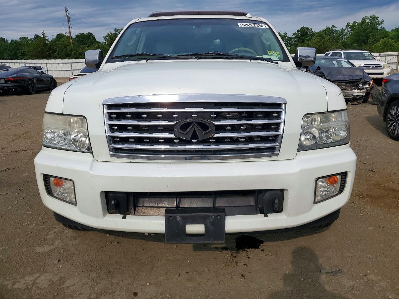 2010 Infiniti Qx56 Base White vin: 5N3ZA0NE5AN909027
