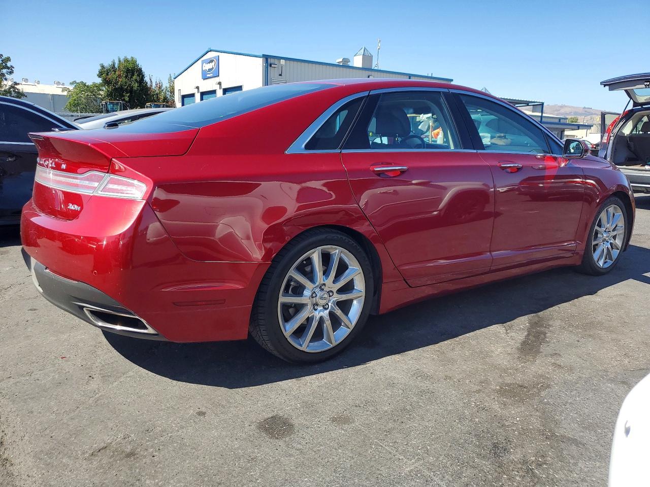 2015 Lincoln Mkz Hybrid Red vin: 3LN6L2LU9FR614755