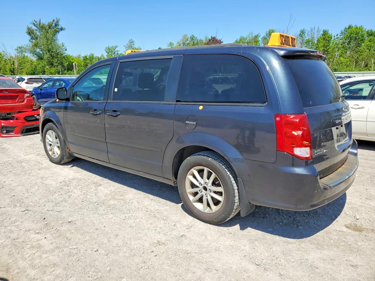 2014 Dodge Grand Caravan Sxt Blue vin: 2C4RDGCG1ER253211