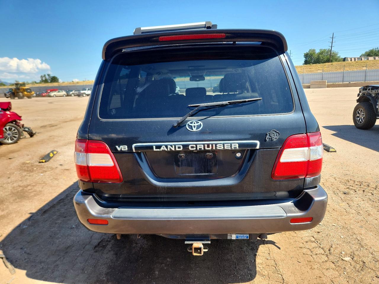 2007 Toyota Land Cruiser Base Black vin: JTEHT05J672110184