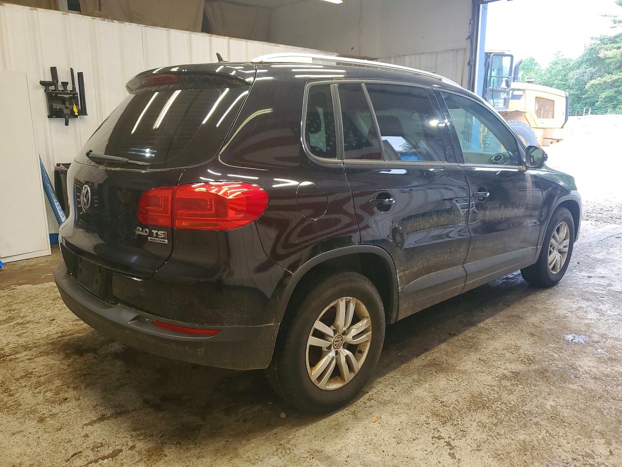 2014 Volkswagen Tiguan S Black vin: WVGBV3AX2EW596073