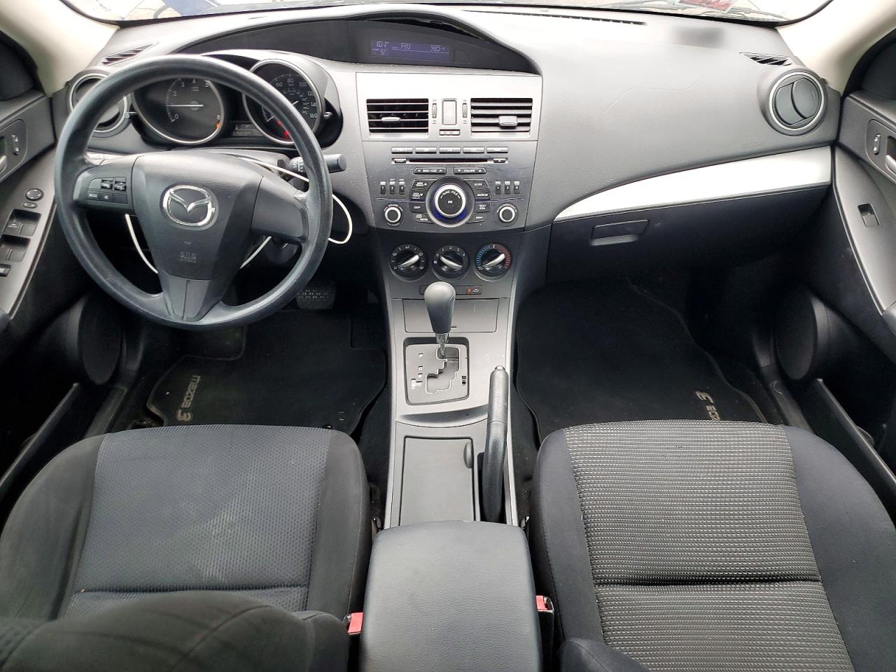 2012 Mazda 3 I Gray vin: JM1BL1UF8C1676229