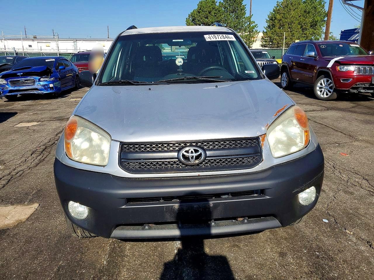 2005 Toyota Rav4 Base Silver vin: JTEGD20V756002824