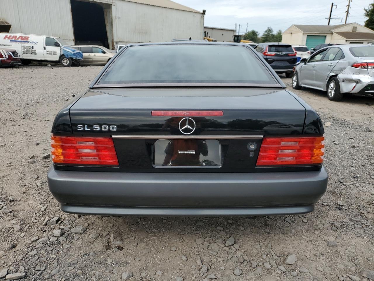 1994 Mercedes-benz Sl 500 Black vin: WDBFA67E1RF102542