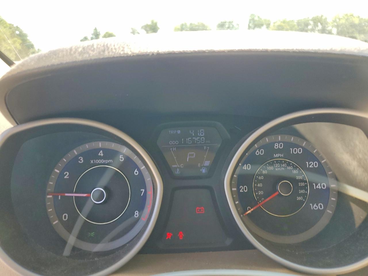 2012 Hyundai Elantra Gls Blue vin: KMHDH4AE6CU232624