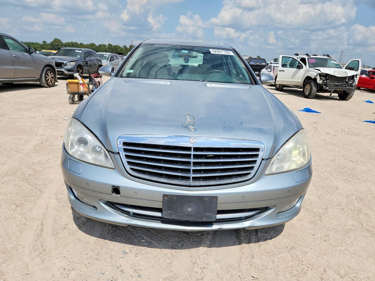 2007 Mercedes-benz S 550 4matic Silver vin: WDDNG86XX7A109998