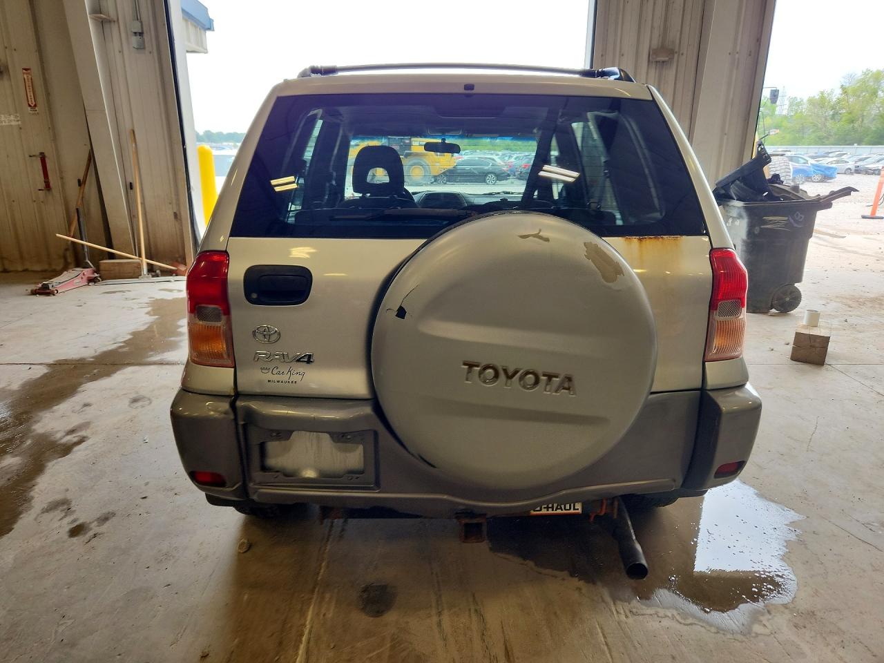 2003 Toyota Rav4 Base Silver vin: JTEGH20V930114772