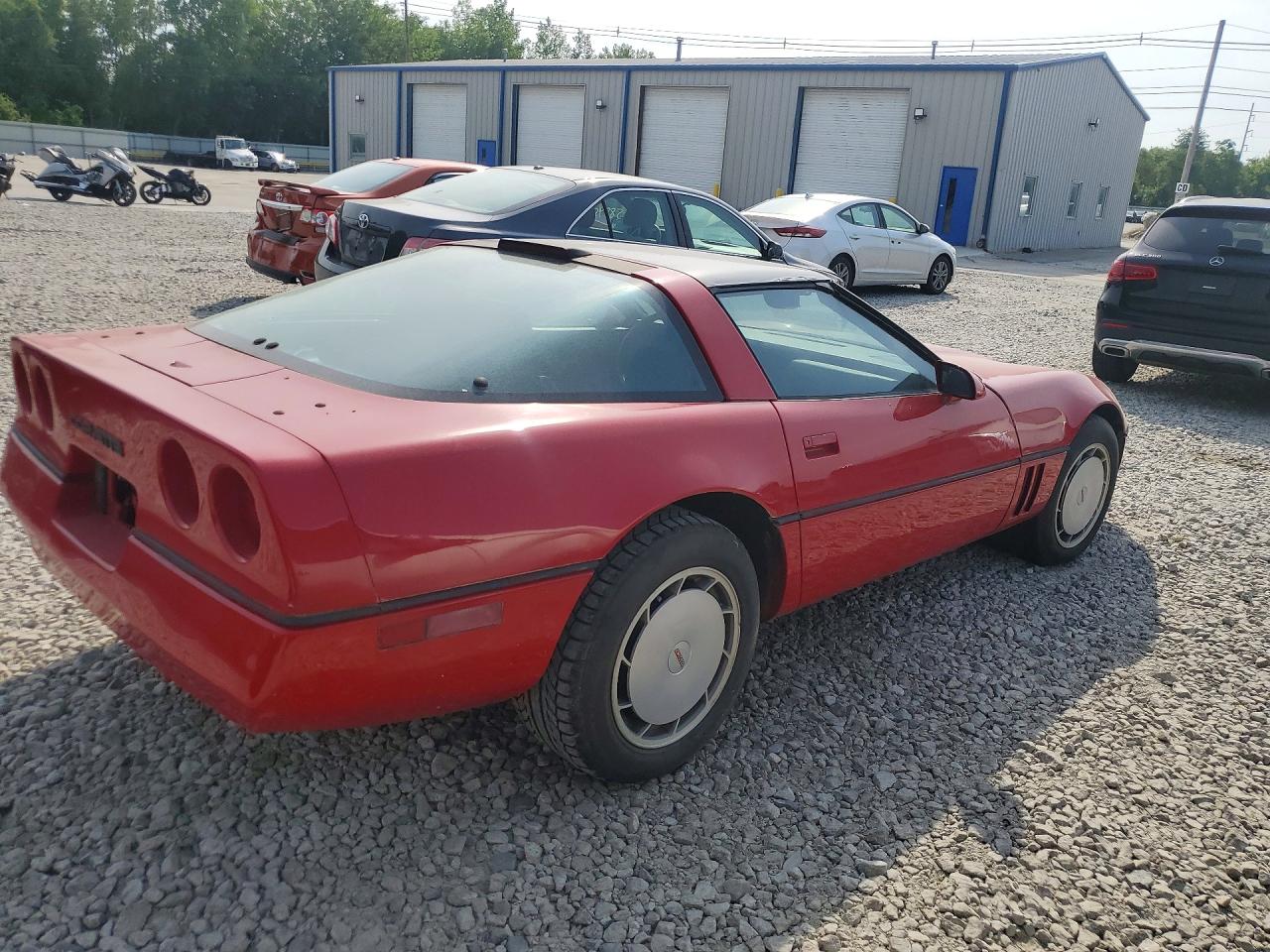 1986 Chevrolet Corvette Red vin: 1G1YY0781G5117115