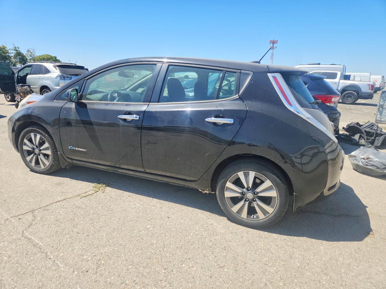 2015 Nissan Leaf Sv Black vin: 1N4AZ0CP8FC316620