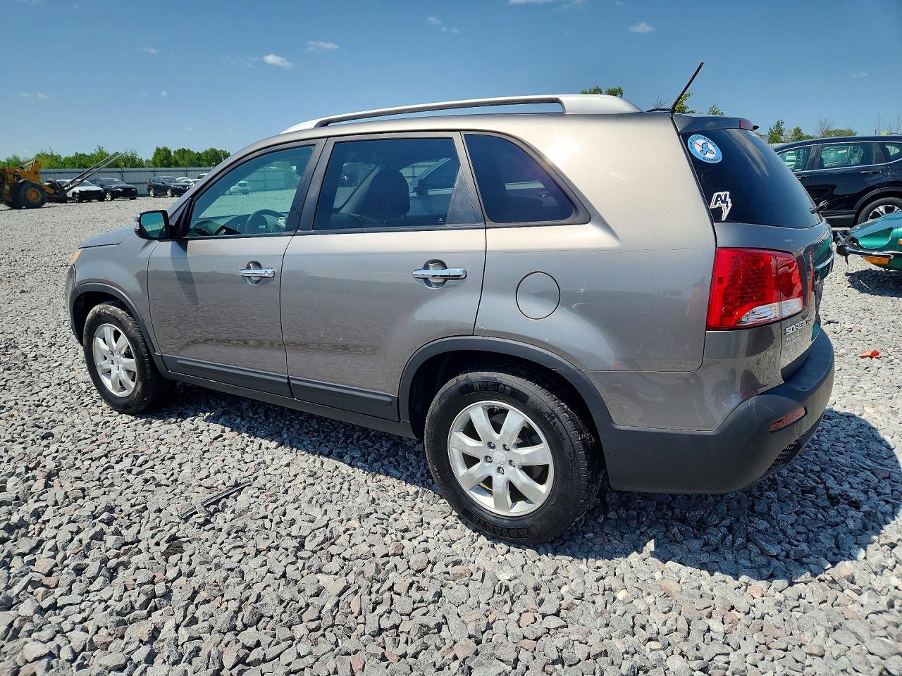 2011 Kia Sorento Lx Gray vin: 5XYKT4A14BG087445