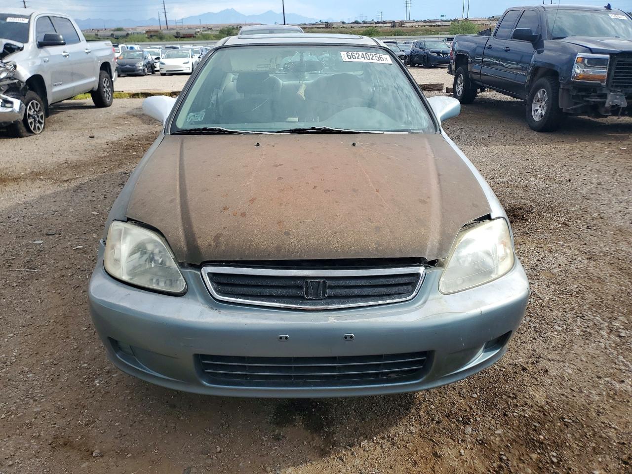 1999 Honda Civic Ex Gray vin: 2HGEJ8645XH526613