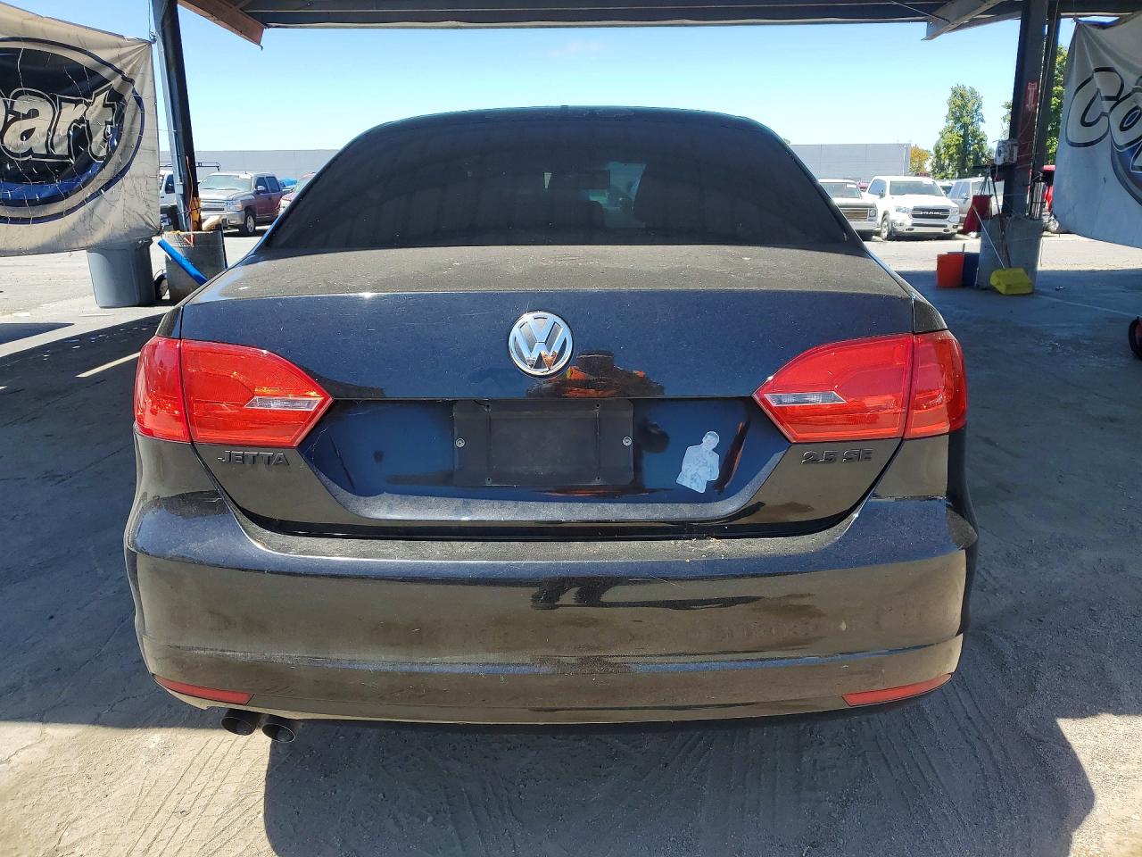 2011 Volkswagen Jetta Se Black vin: 3VWDZ7AJ1BM048966