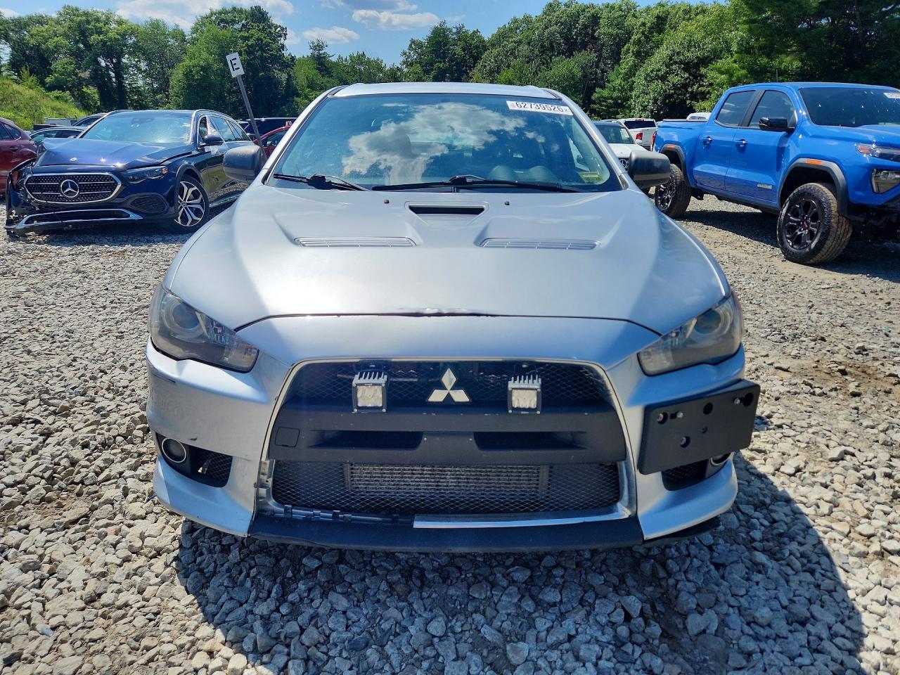 2014 Mitsubishi Lancer Evolution Mr Silver vin: JA32W5FV0EU022361
