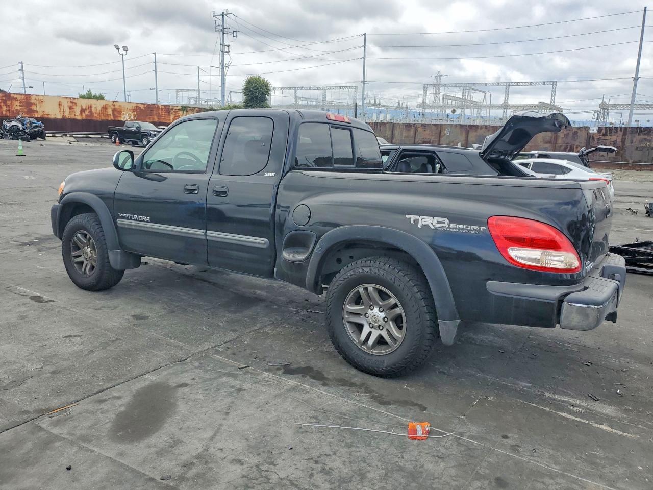 2006 Toyota Tundra Access Cab Sr5 Black vin: 5TBRT34136S475904