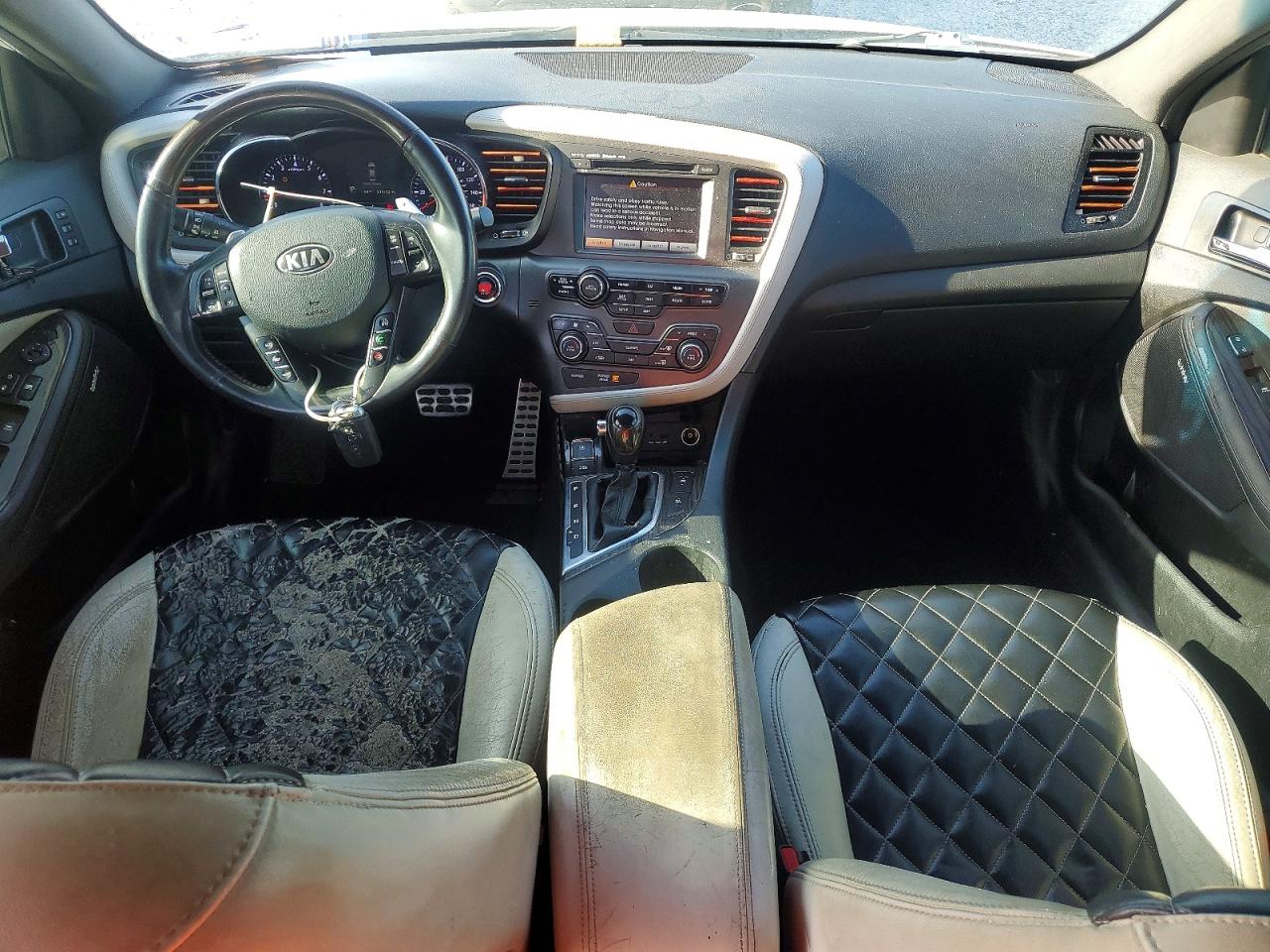 2013 Kia Optima Sx White vin: 5XXGR4A65DG093357