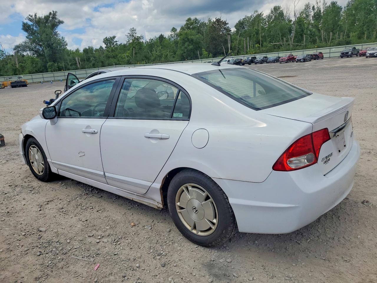 2009 Honda Civic Hybrid White vin: JHMFA36259S013280