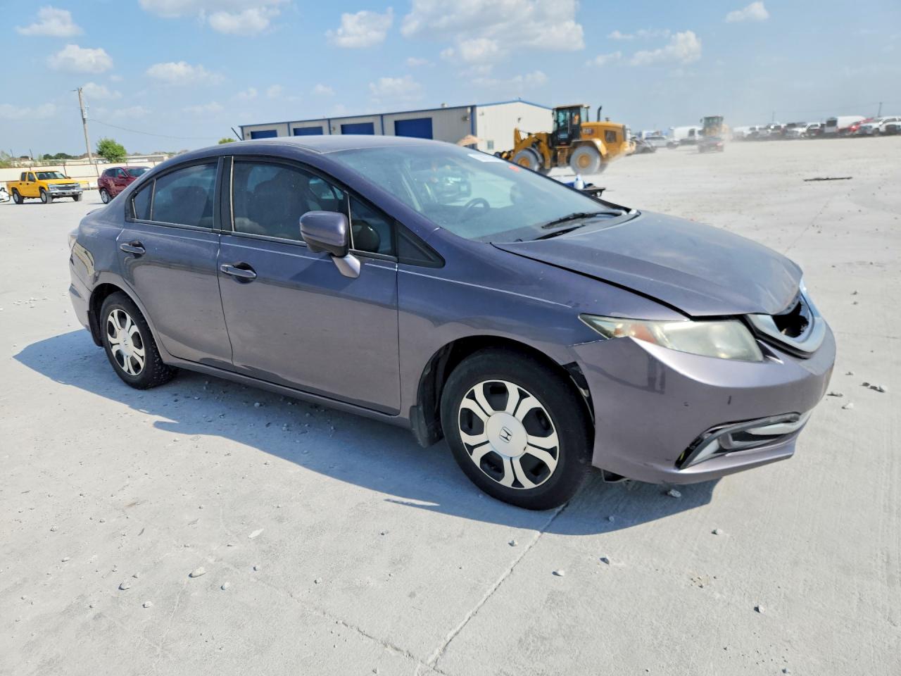 2015 Honda Civic Hybrid Gray vin: 19XFB4F23FE001390
