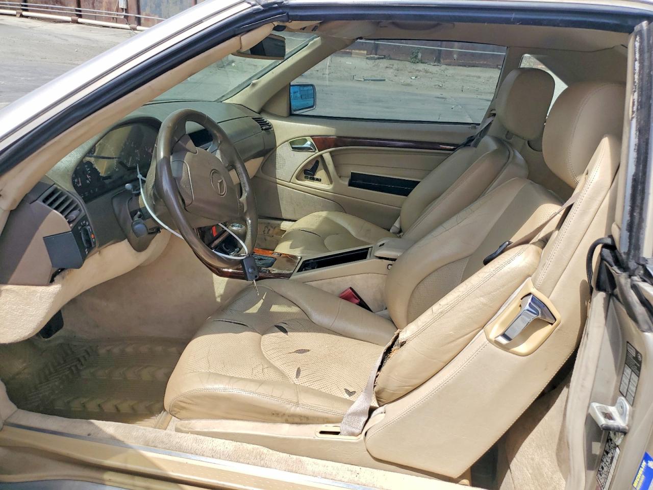 1997 Mercedes-benz Sl 500 Gold vin: WDBFA67F0VF151038