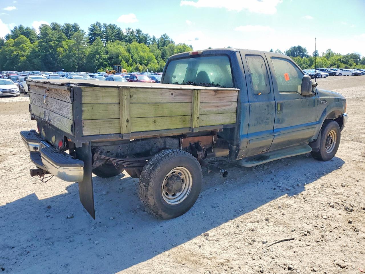 2001 Ford F250 Super Duty Blue vin: 1FTNX21F01EA74197