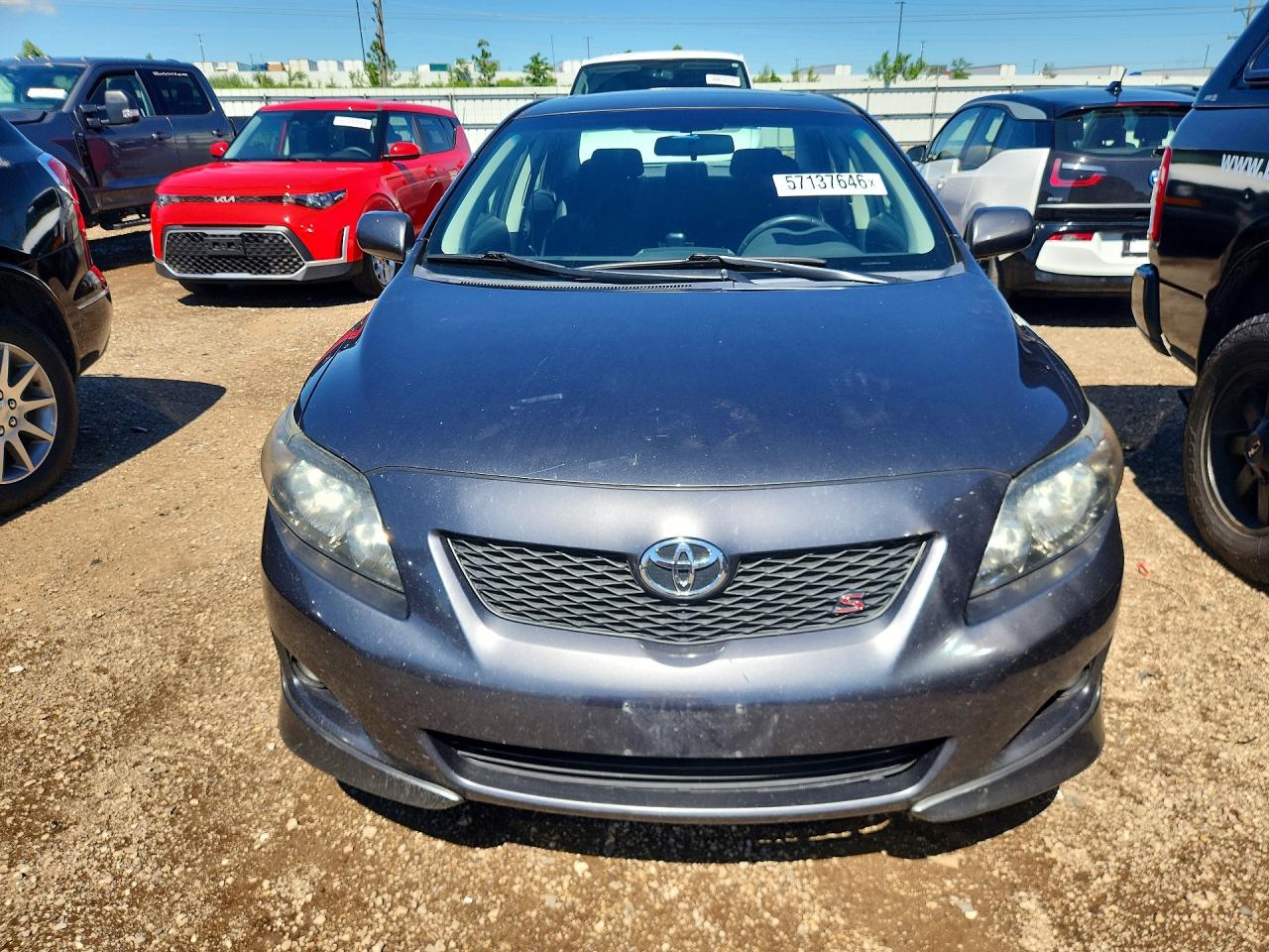 2009 Toyota Corolla S Серый vin: 1NXBU40E19Z080099