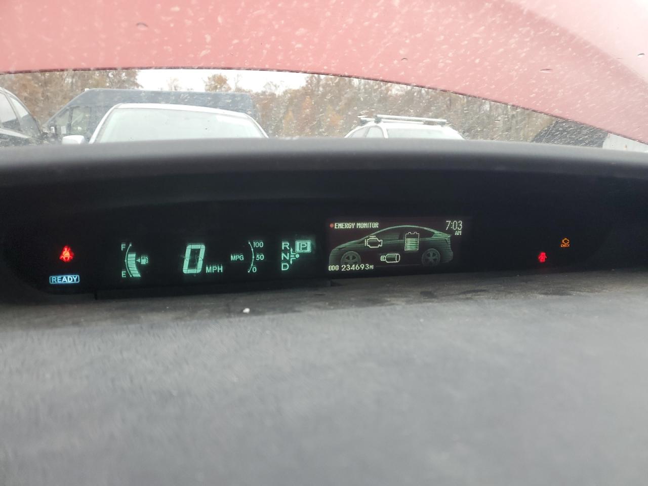2014 Toyota Prius Red vin: JTDKN3DU4E1746526