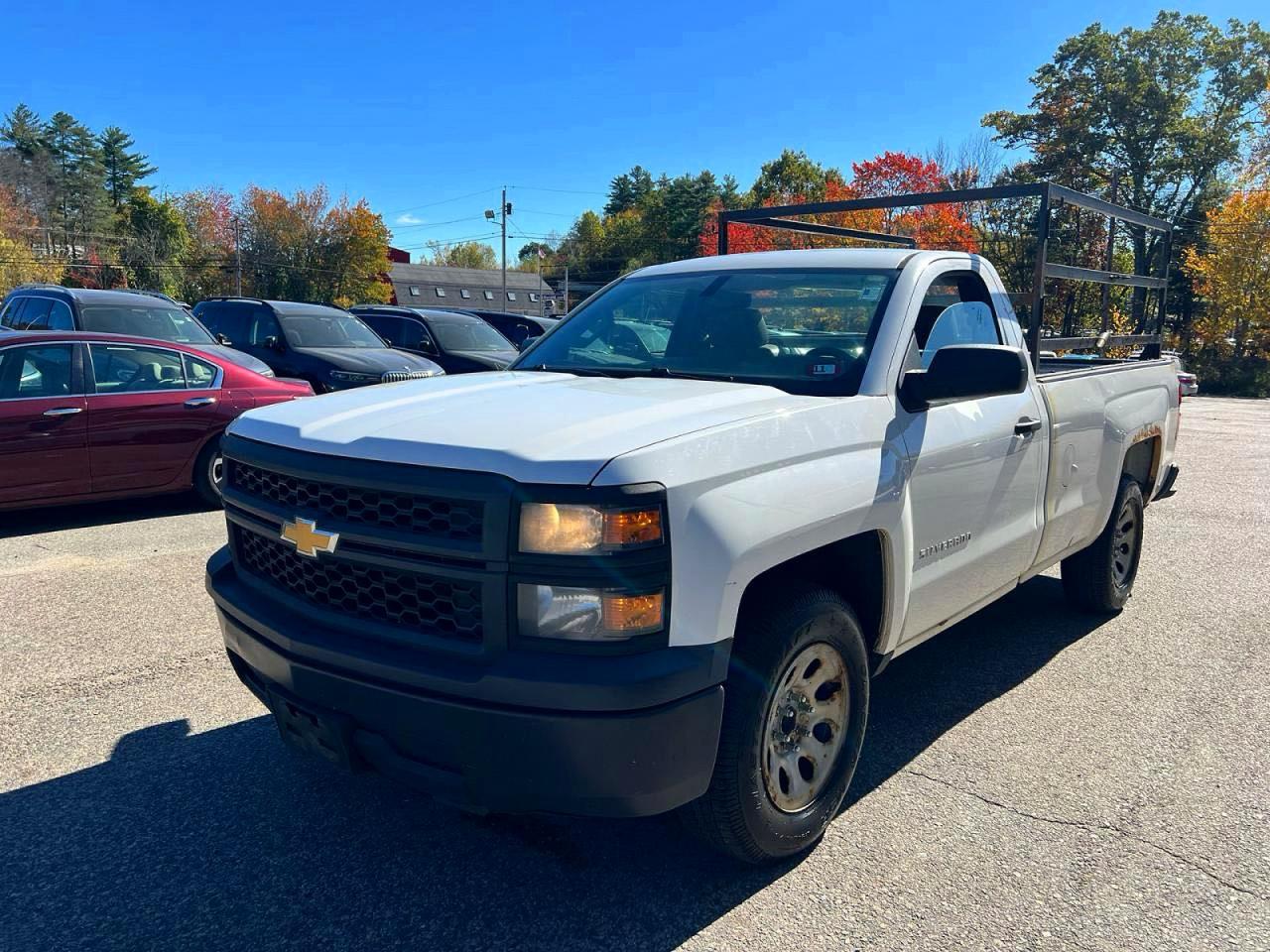 2014 Chevrolet Silverado C1500 White vin: 1GCNCPEH2EZ222255