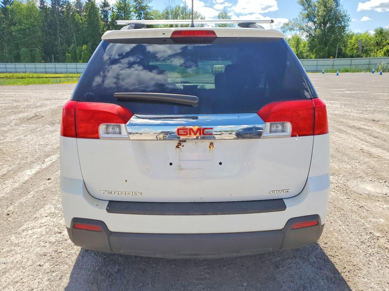 2013 Gmc Terrain Slt White vin: 2GKFLVEK0D6427804