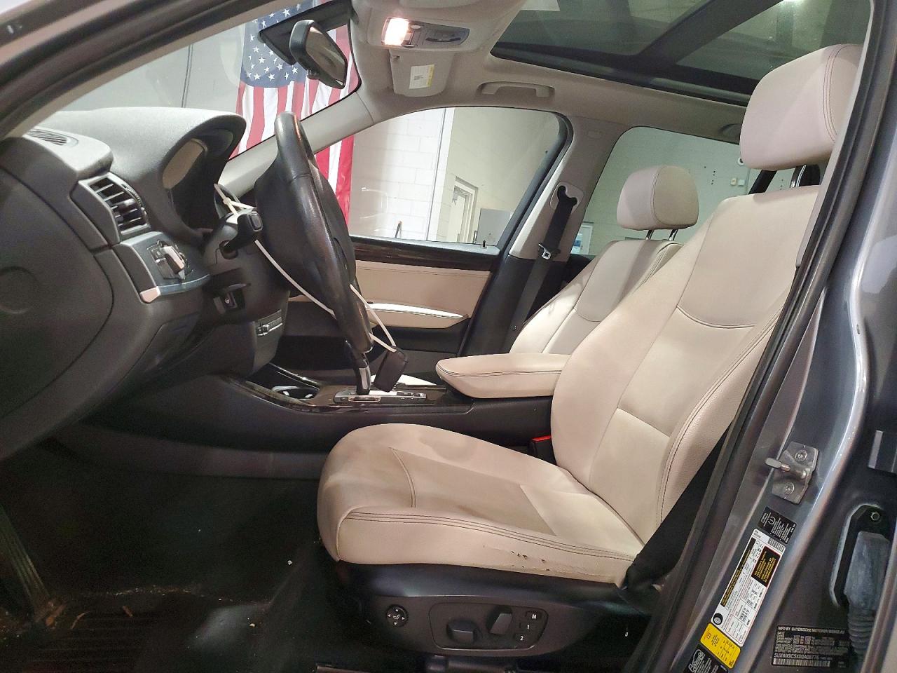 2013 Bmw X3 Xdrive28i Silver vin: 5UXWX9C5XD0A08776