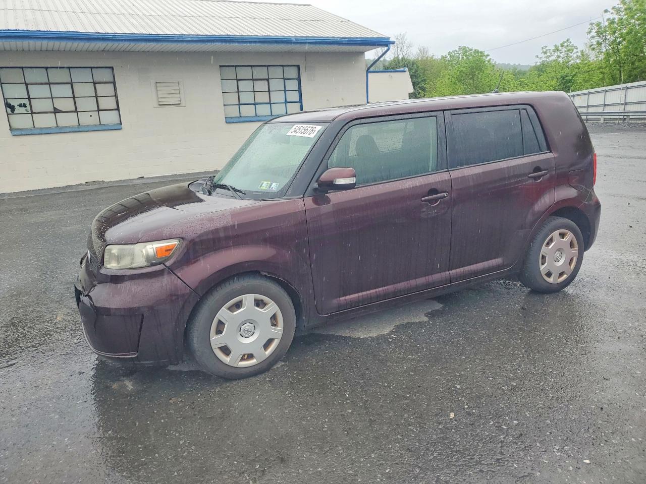 2010 Toyota Scion Xb Burgundy vin: JTLZE4FE1A1099883