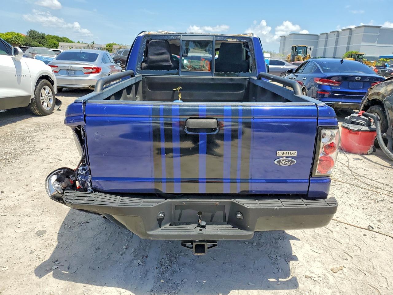 2004 Ford Ranger Blue vin: 1FTYR10U04PA76221